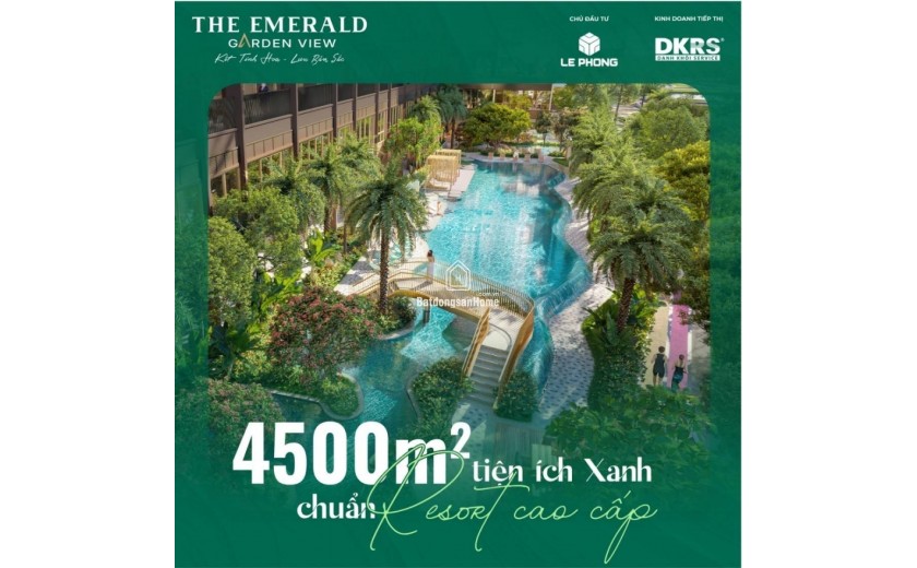 EMERALD GARDEN VIEW – Căn hộ xanh chỉ từ 35 triệu/m²